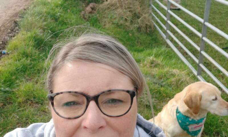 Impressive fundraising by Lou & her four legged friend????????